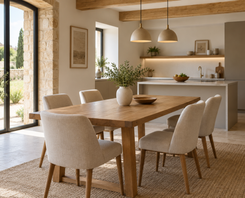 Table et chaise à Charlieu : aménager un coin repas cohérent avec sa cuisine